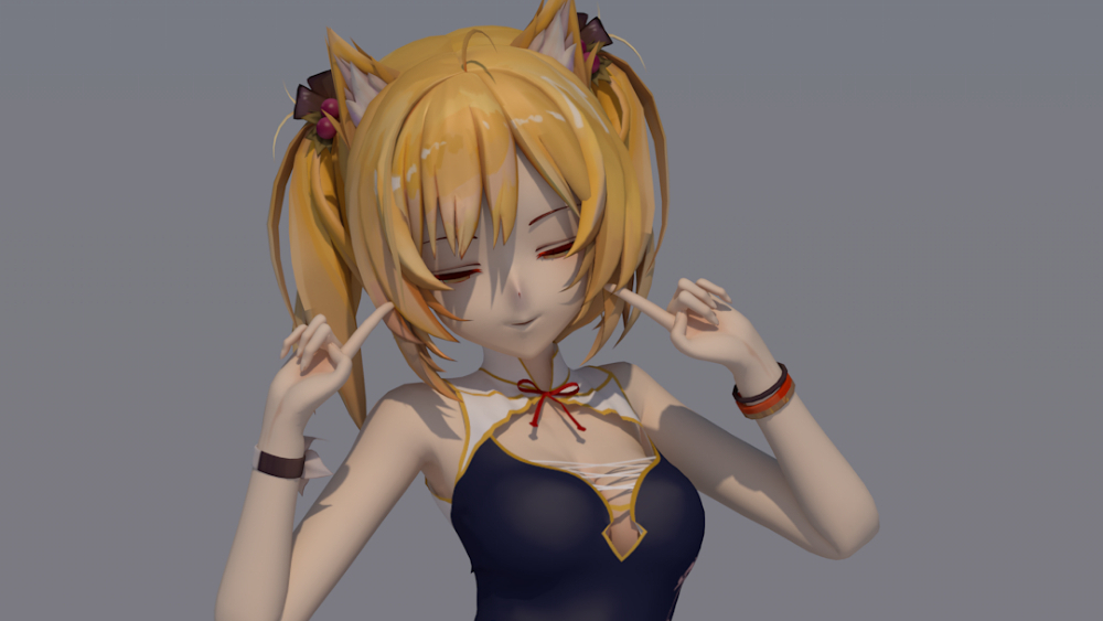 竖屏·布料·明日方舟·空-MMD·summertime